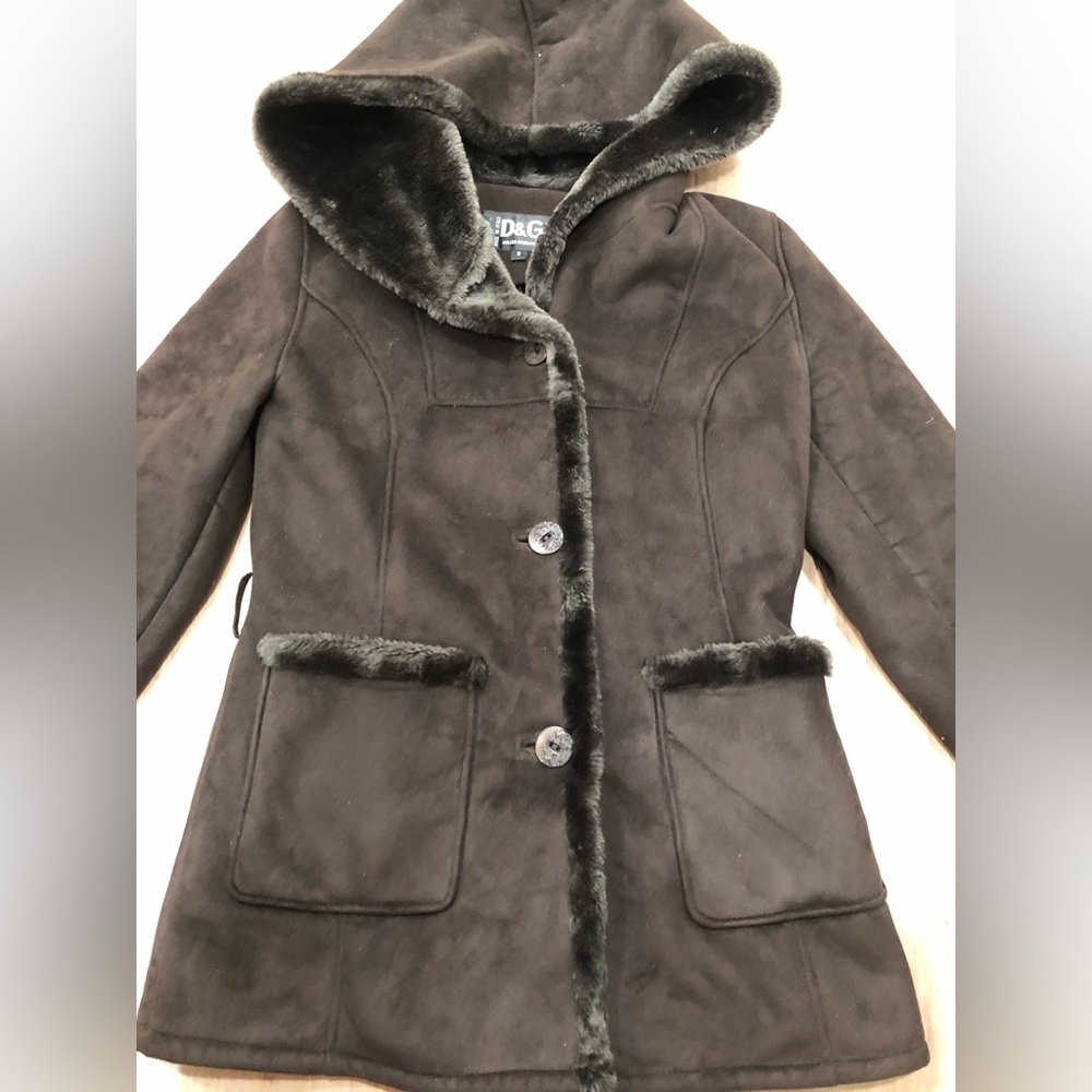 Faux fur coat